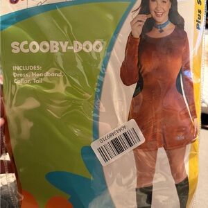 Scooby-Doo Women's Brown Daphne-Inspired Costume Dress